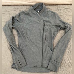 Lululemon Athletica Precision Jacket - Asymmetrical Zipper - Grey - Size 6